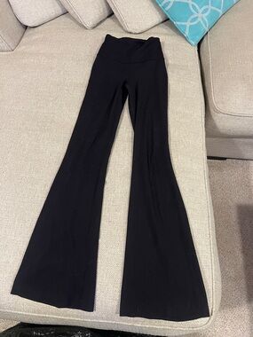 lululemon athletica Black Flare High-Rise Yoga Pants